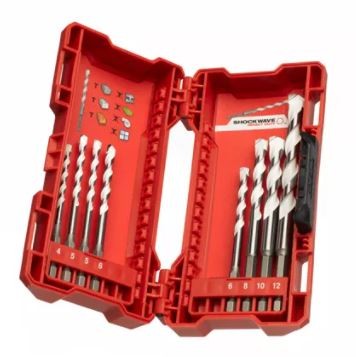 Coffret de forets multimatériaux du 4 au 12 mm